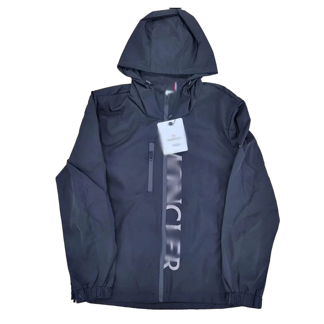 Men's 'MC' ICHIRO Black Windbreaker Jacket