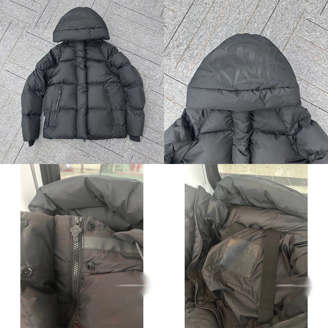Men's 'SYN' Black Puffer Jacket