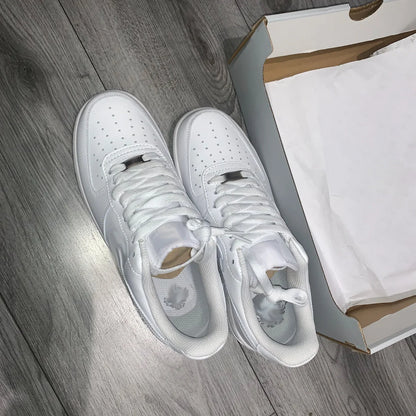 Men's 'AF' White Shoes