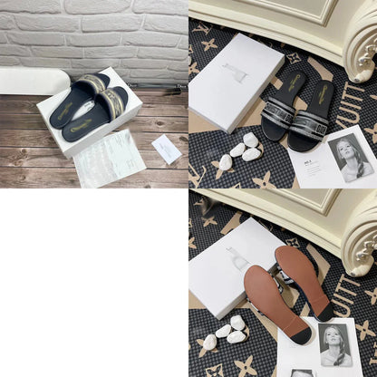 Women's Slides Black/Navy