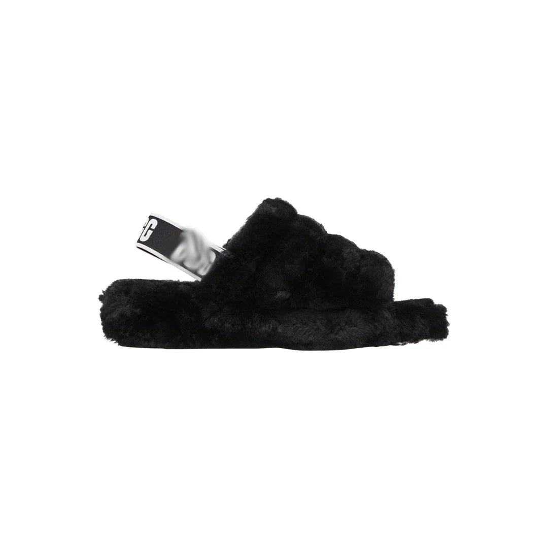 'UG' Fluff Sliders (Pink/Black/Grey)
